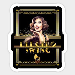 Electro Swing Sticker